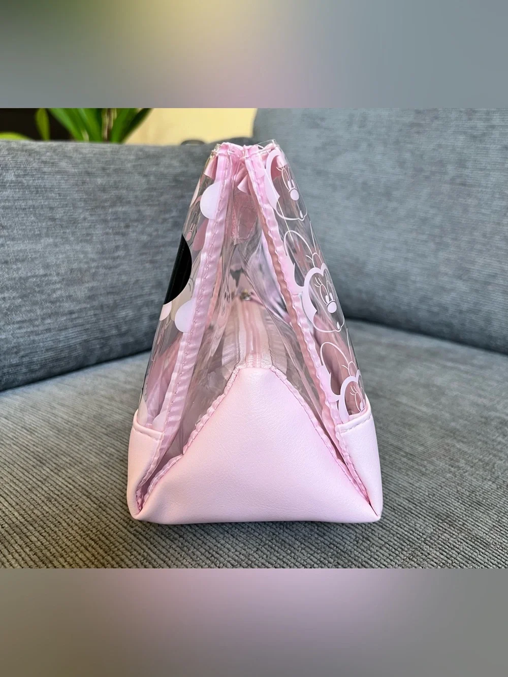 Minnie Mouse Clear Cosmetic Bag
